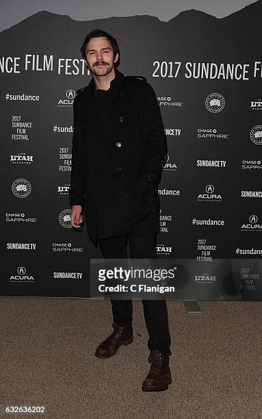 Actor Nicholas Hoult attends the 'Rebel In The Rye' Premiere on day 6 of the 2017 Sundance Film Festival at Eccles Center Theatre on January 24, 2017...