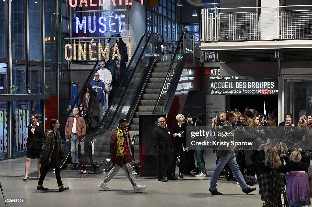 Vetements : Runway - Paris Fashion Week - Haute Couture Spring Summer 2017