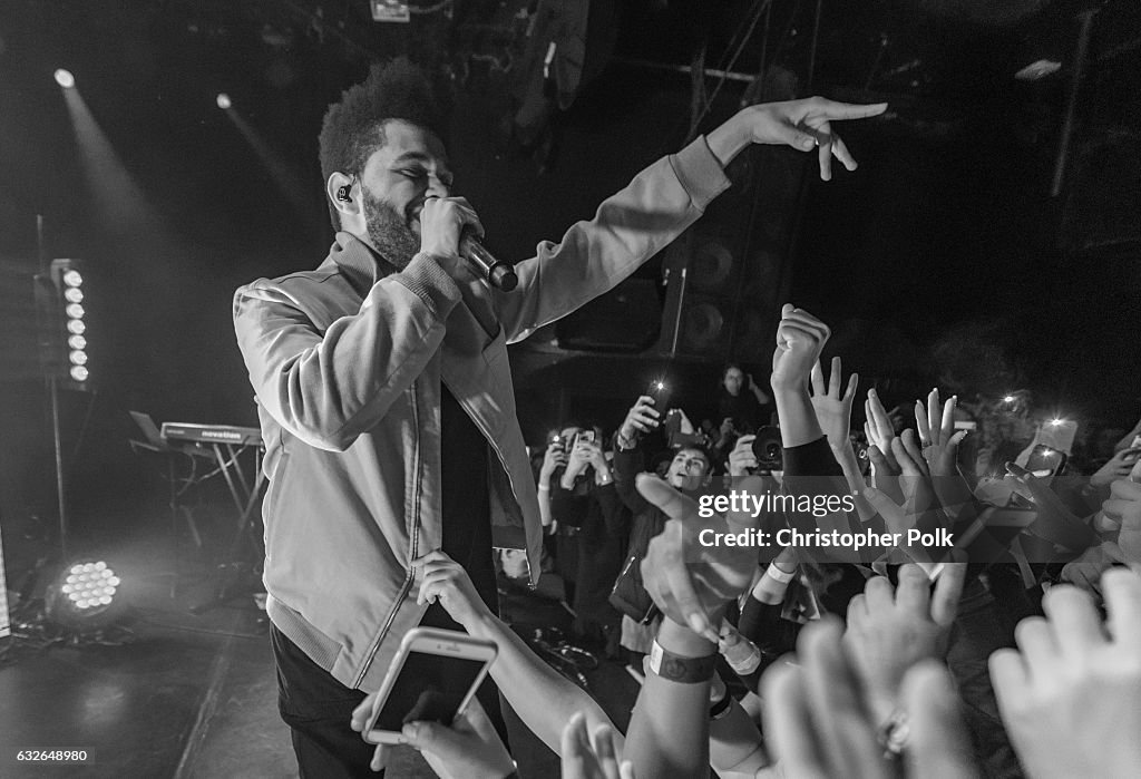 6lack And The Weeknd Perform At The Roxy