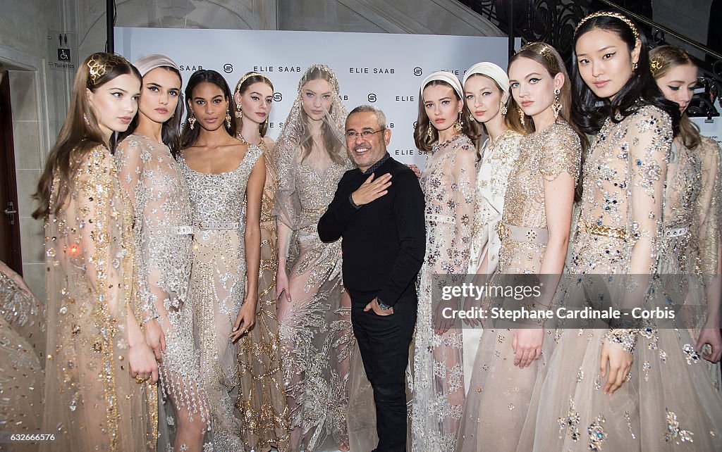 Elie Saab : Backstage - Paris Fashion Week - Haute Couture Spring Summer 2017