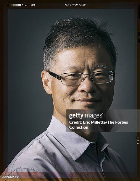 Founding partner of AME Cloud Ventures, Jerry Yang is photographed for Forbes Magazine on August 29, 2016 in Palo Alto, California. PUBLISHED IMAGE....