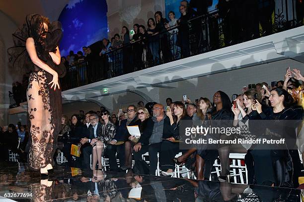 Emmanuelle Alt, Owner of Gaultier Manuel Puig, Paz Vega, Gilles Dufour, Catherine Deneuve, Jean-Baptiste Mondino, Ana Girardot, Aissa Maiga, Debora...