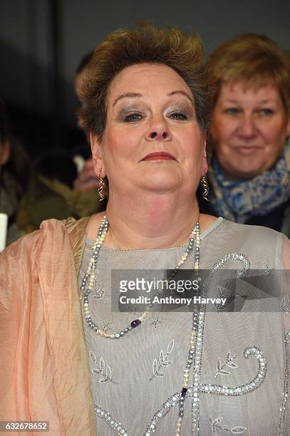 Anne Hegerty attends the National Television Awards on January 25, 2017 in London, United Kingdom.