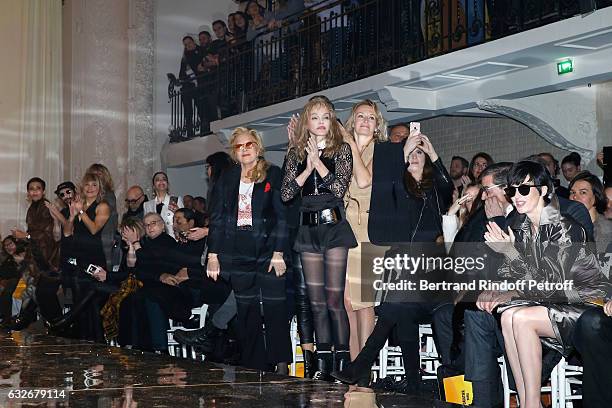 Berengere Krief, Marilou Berry, Josiane Balasko, George Aguilar, Sylvie Vartan, Estelle Lefebure, Arielle Dombasle, Emmanuelle Alt, Owner of Gaultier...