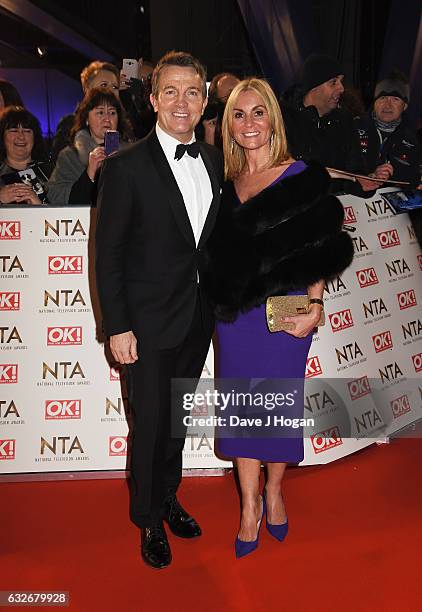 Bradley Walsh and guest attend the National Television Awards at Cineworld 02 Arena on January 25, 2017 in London, England.