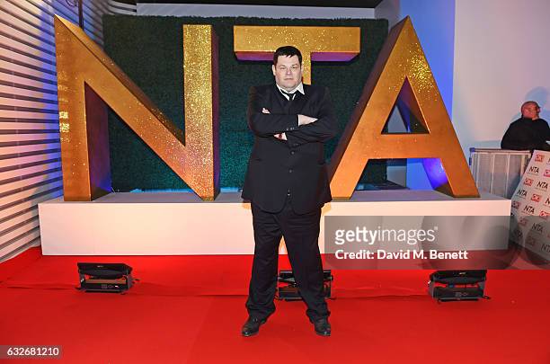 Mark Labbett aka The Beast attends the National Television Awards on January 25, 2017 in London, United Kingdom.