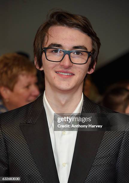 Isaac Hempstead Wright attends the National Television Awards on January 25, 2017 in London, United Kingdom.