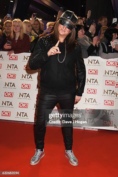 Honey G attends the National Television Awards at Cineworld 02 Arena on January 25, 2017 in London, England.