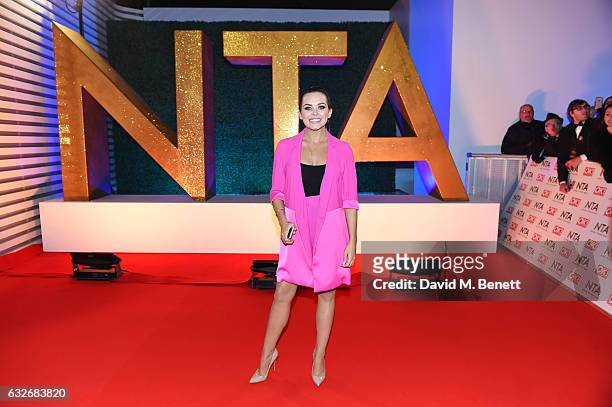 Scarlett Moffatt attends the National Television Awards on January 25, 2017 in London, United Kingdom.