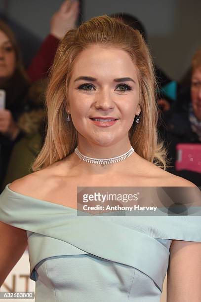 Lorna Fitzgerald attends the National Television Awards on January 25, 2017 in London, United Kingdom.