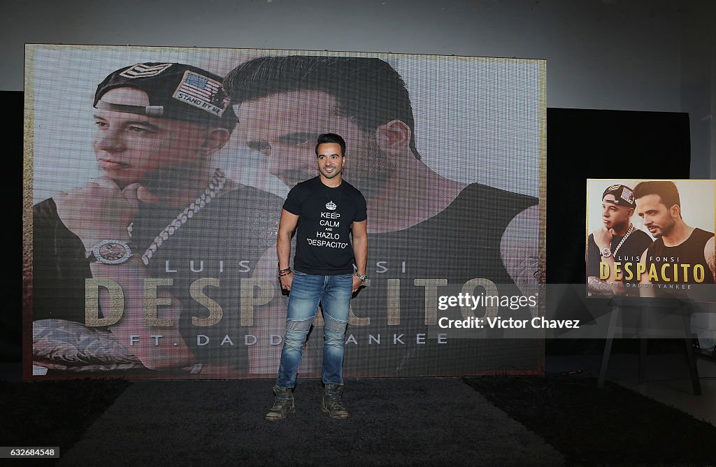 Luis Fonsi Promotes His New Single "Despacito"