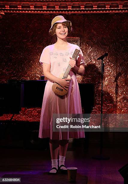 Nellie McKay attends Feinstein's/54 Below Press Preview at Feinstein's/54 Below on January 25, 2017 in New York City.