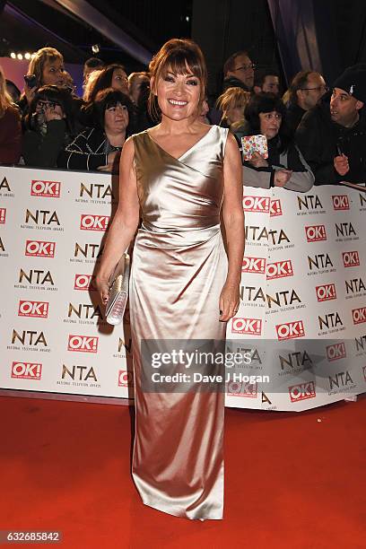 Lorraine Kelly attends the National Television Awards at Cineworld 02 Arena on January 25, 2017 in London, England.