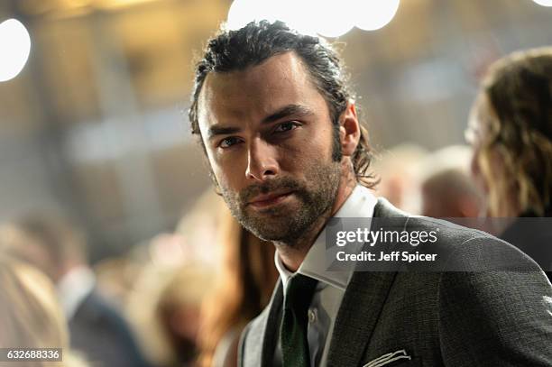 Aiden Turner attends the National Television Awards on January 25, 2017 in London, United Kingdom.