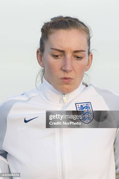 Hedvig Lindahl during the preseason friendly match between national women's Sweden vs. England in Pinatar Arena, San Pedro del Pinatar, Murcia,...