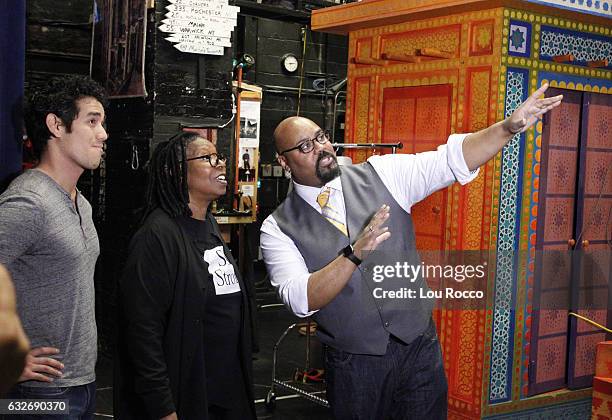 Whoopi Goldberg recently made a surprise cameo with Tony-Award winner James Monroe Iglehart on stage at Disney's Aladdin. Tune in to Walt Disney...