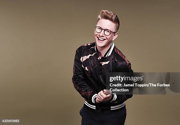Digital star Tyler Oakley is photographed for Forbes Magazine on December 9, 2016 in New York City. PUBLISHED IMAGE. CREDIT MUST READ: Jamel...