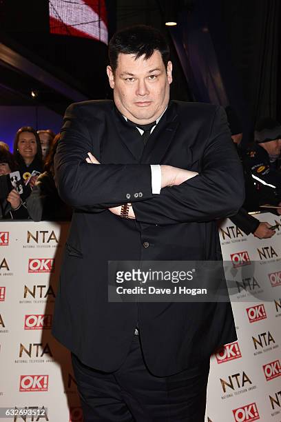 Mark Labbett attends the National Television Awards at Cineworld 02 Arena on January 25, 2017 in London, England.