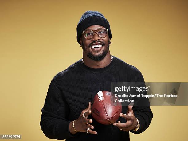 Football player Von Miller is photographed for Forbes Magazine on December 5, 2016 in New York City. PUBLISHED IMAGE. CREDIT MUST READ: Jamel...
