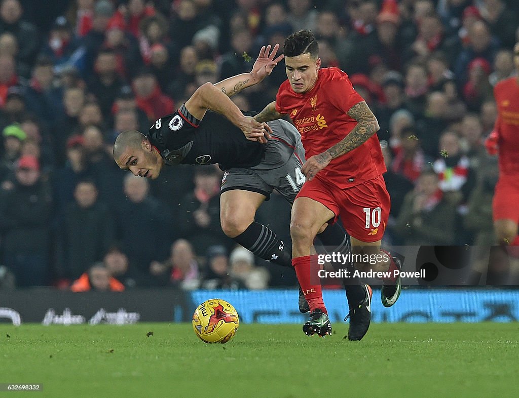 Liverpool v Southampton - EFL Cup Semi-Final: Second Leg