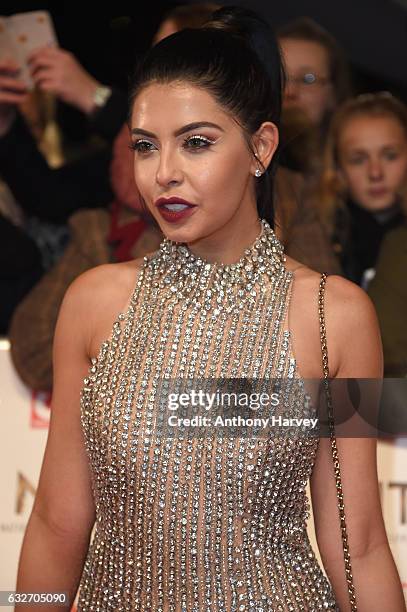 Cara De La Hoyde attends the National Television Awards on January 25, 2017 in London, United Kingdom.