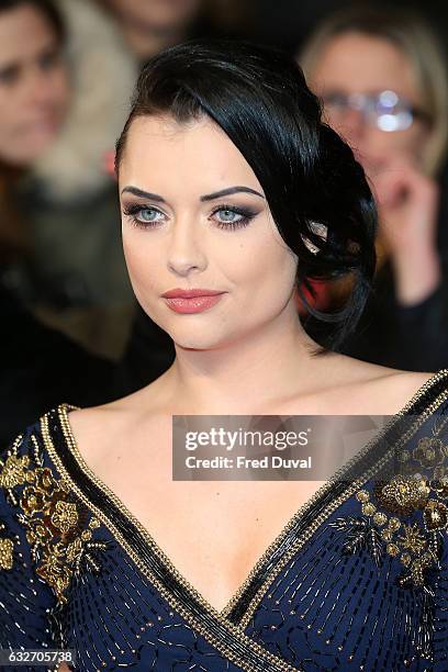 Shona McGarty attends the National Television Awards at The O2 Arena on January 25, 2017 in London, England.