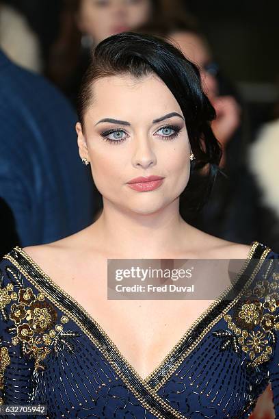 Shona McGarty attends the National Television Awards at The O2 Arena on January 25, 2017 in London, England.