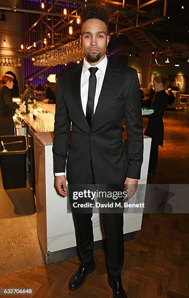 Ashley Banjo attends the National Television Awards cocktail reception at The O2 Arena on January 25, 2017 in London, England.