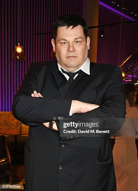 Mark Labbett aka The Beast attends the National Television Awards cocktail reception at The O2 Arena on January 25, 2017 in London, England.