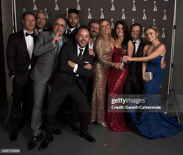 Wayne Bridge, Larry Lamd, Danny Baker, Ashley Banjo, Ant McPartlin, Martin Roberts, Carol Vorderman, Sam Quek, Declan Donnelly and Ola Jordan at the...