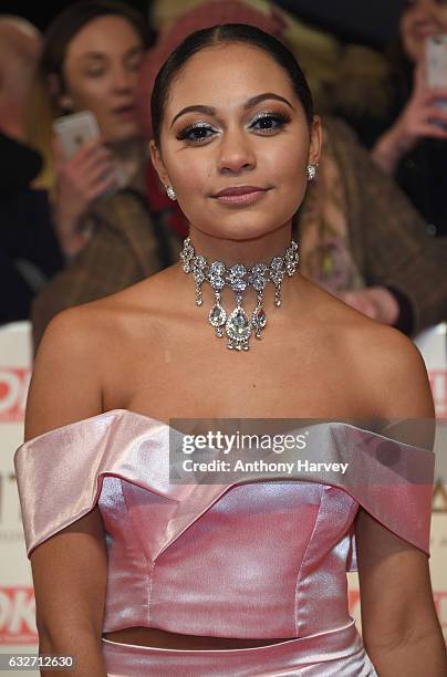 Kassius Nelson attends the National Television Awards on January 25, 2017 in London, United Kingdom.