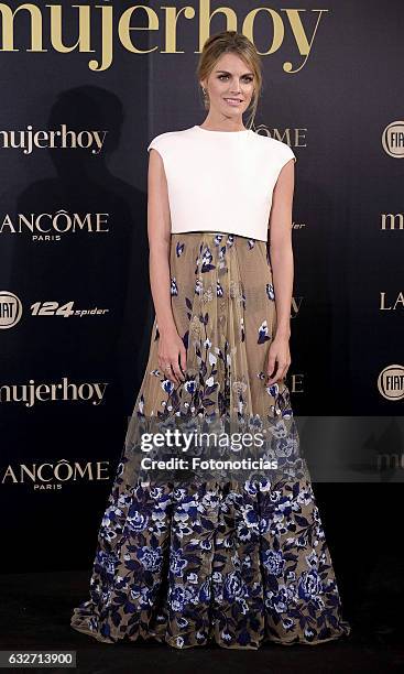 Amaia Salamanca attends the 2016 'Mujer Hoy' awards ceremony at the Casino de Madrid on January 25, 2017 in Madrid, Spain.