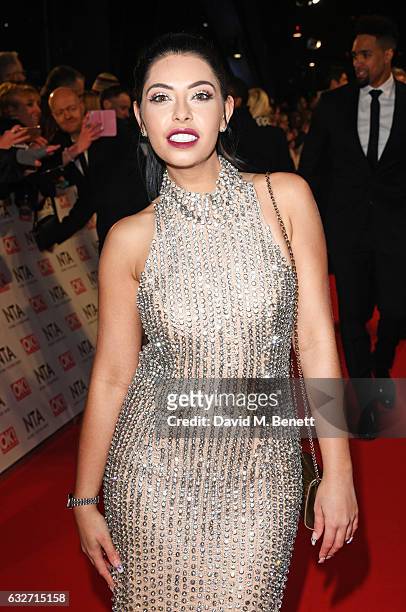 Cara De La Hoyde attends the National Television Awards on January 25, 2017 in London, United Kingdom.