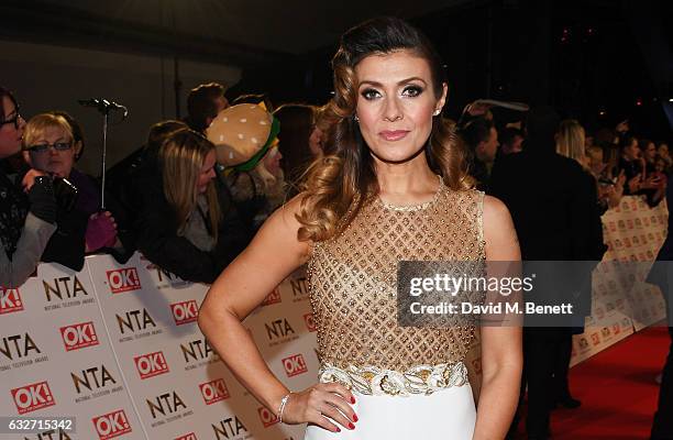 Kym Marsh attends the National Television Awards on January 25, 2017 in London, United Kingdom.