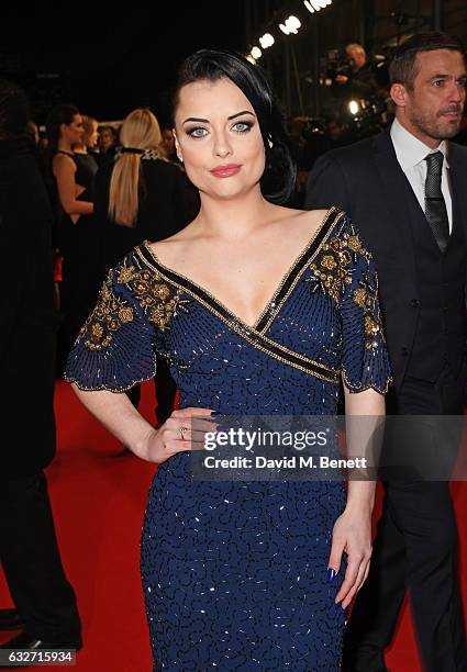 Shona McGarty attends the National Television Awards on January 25, 2017 in London, United Kingdom.