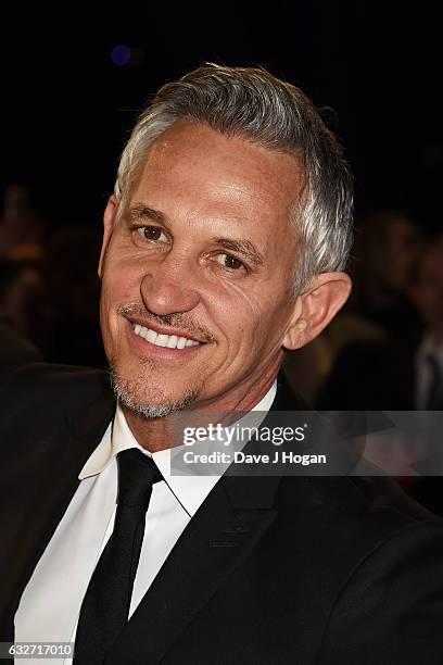 Gary Lineker attends the National Television Awards at Cineworld 02 Arena on January 25, 2017 in London, England.
