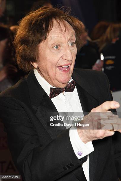 Ken Dodd attends the National Television Awards at Cineworld 02 Arena on January 25, 2017 in London, England.