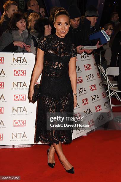 Myleene Klass attends the National Television Awards at Cineworld 02 Arena on January 25, 2017 in London, England.