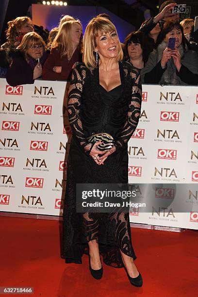 Fay Ripley attends the National Television Awards at Cineworld 02 Arena on January 25, 2017 in London, England.