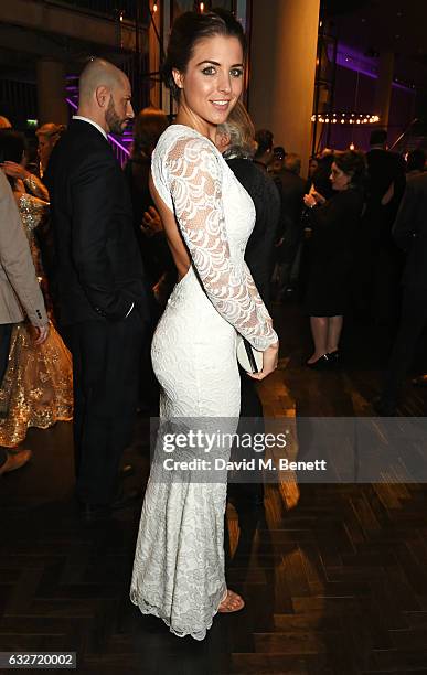 Gemma Atkinson attends the National Television Awards cocktail reception at The O2 Arena on January 25, 2017 in London, England.