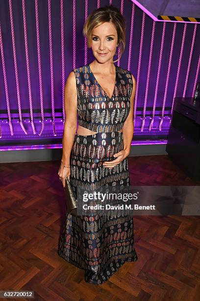 Helen Skelton attends the National Television Awards cocktail reception at The O2 Arena on January 25, 2017 in London, England.