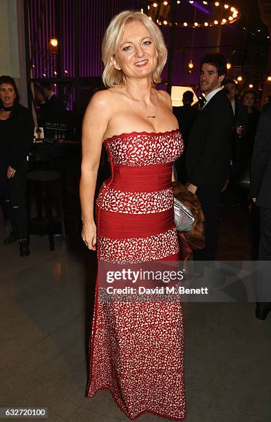 Alice Beer attends the National Television Awards cocktail reception at The O2 Arena on January 25, 2017 in London, England.