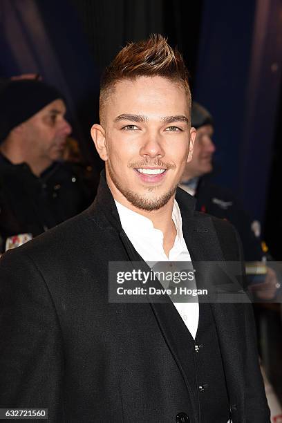 Matt Terry attends the National Television Awards at Cineworld 02 Arena on January 25, 2017 in London, England.