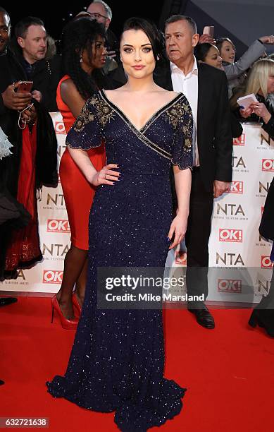 Shona McGarty attends the National Television Awards at The O2 Arena on January 25, 2017 in London, England.