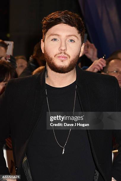 James Arthur attends the National Television Awards at Cineworld 02 Arena on January 25, 2017 in London, England.
