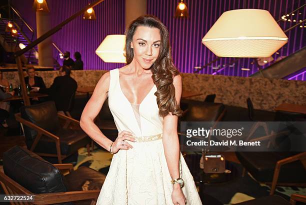 Michelle Heaton attends the National Television Awards cocktail reception at The O2 Arena on January 25, 2017 in London, England.