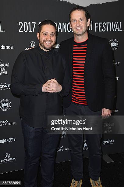 Director Jenner Furst and Sundance Film Festival Director of Programming Trevor Groth attend the "Time: The Kalief Browder Story" Premiere - 2017...