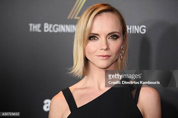 Actress Christina Ricci attends the premiere event for Amazon Prime Video's Z: THE BEGINNING OF EVERYTHING on January 25, 2017 in New York City.
