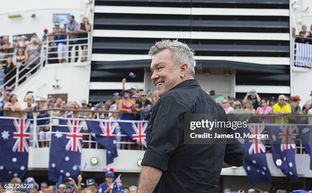 Australian rock legend Jimmy Barnes performs onboard P&O Cruises Pacific Eden on January 26, 2017 in Sydney, Australia. Jimmy was appointed an...