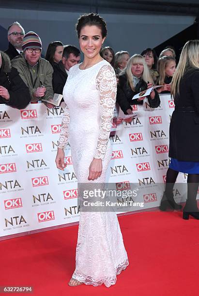 Gemma Atkinson attends the National Television Awards at The O2 Arena on January 25, 2017 in London, England.
